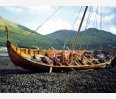 Replica Viking boat in Arrochar