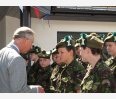 Prince Charles and the local cadets